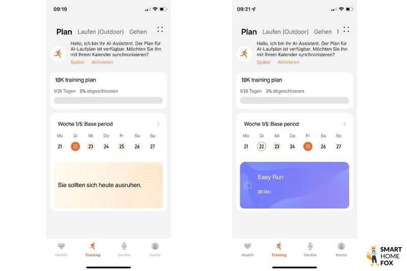 Вы можете увидеть, как создать расписание пробежек на Huawei Watch GT 3.